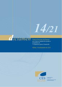 Dictamen 14/21 sobre el proyecto de decreto por el que regulan las ayudas a programas de cooperación para el desarrollo